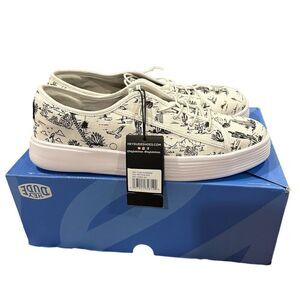 Brand New - Hey Dude - Cody Desert White Black Shoes - Mens Size 12
